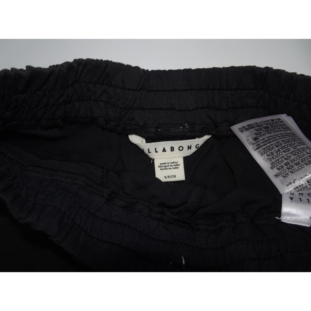 Billabong Girls' Hit The Road Elastic Waist Pull on Short Small Black Size 8 - Picture 4 of 5